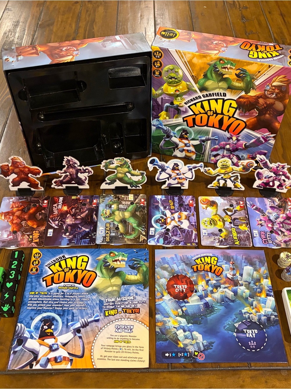 King of Tokyo 2016 IELLO Board Game Complete